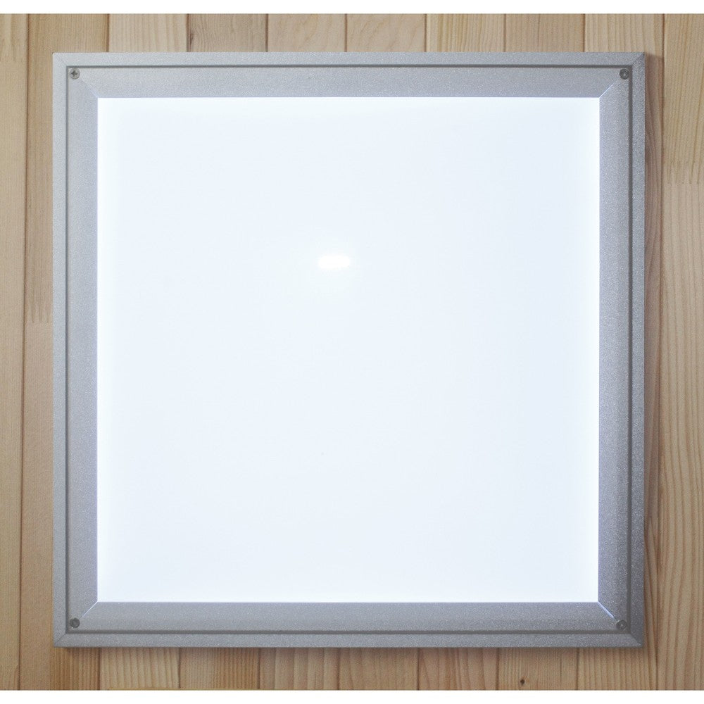 Maxxus MX-K406-01 4 person Low EMF infrared sauna exterior accent lighting
