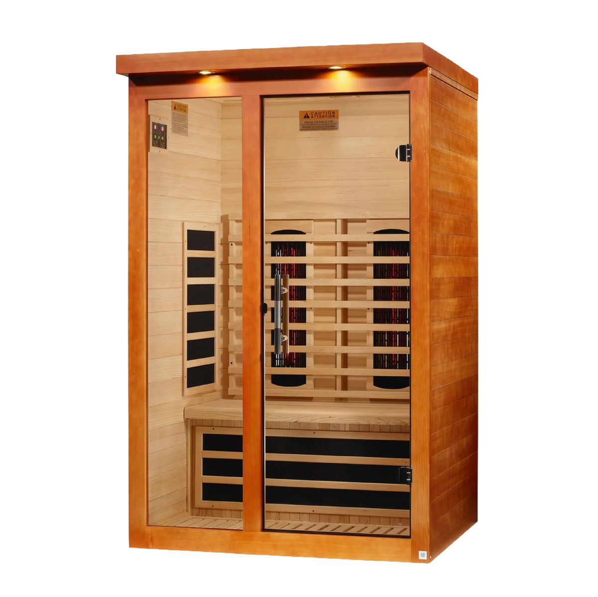 2 Person Full Spectrum Near Zero EMF FAR Infrared Sauna for Home – Dynamic Llumeneres