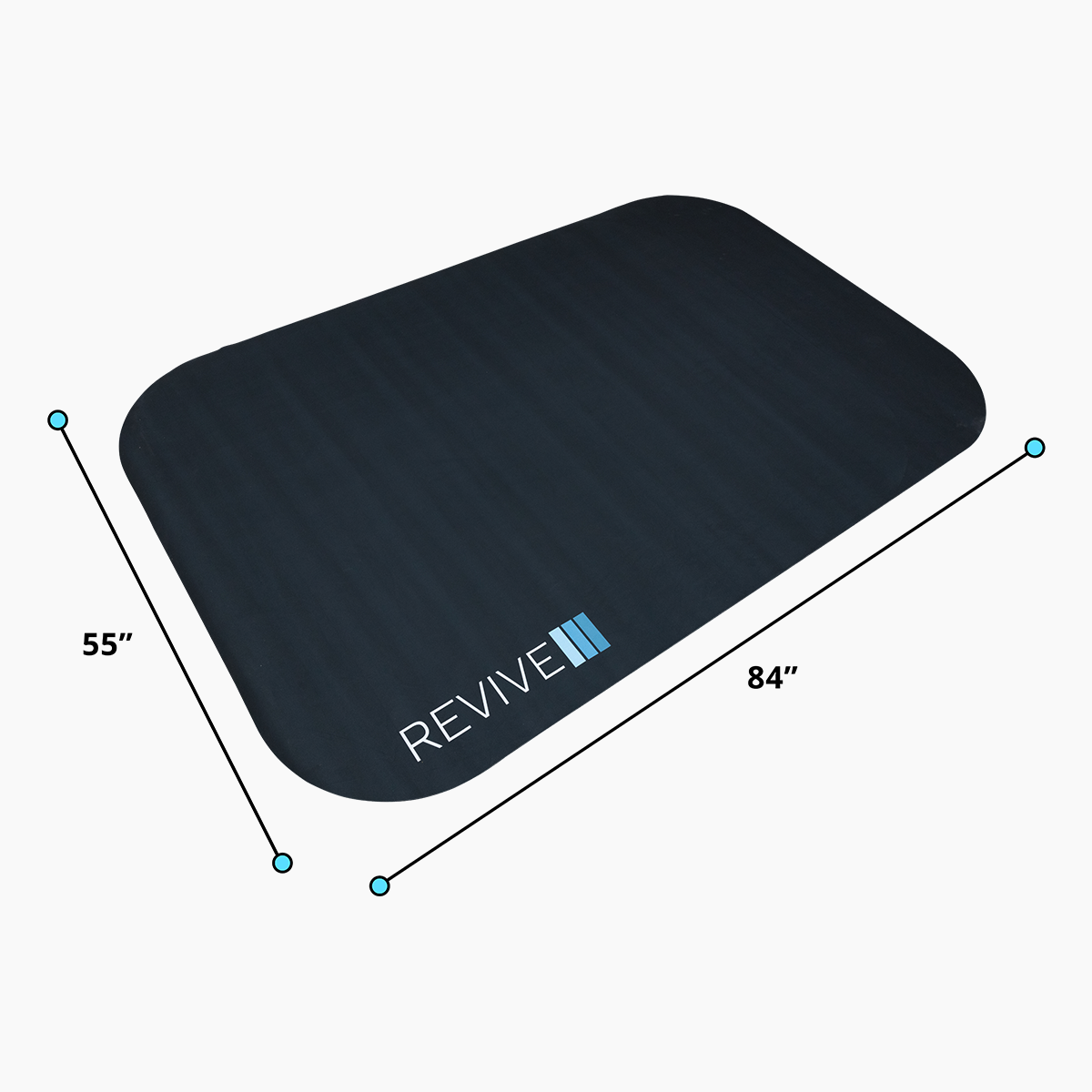 Dimensions of the Revive Padded Protective Mat