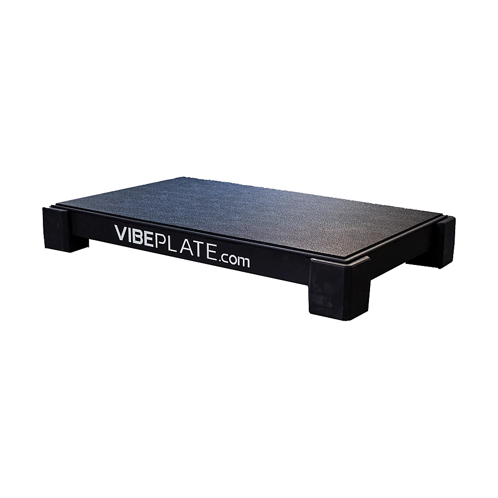 Angled view of the VibePlate 3048 whole body vibration platform