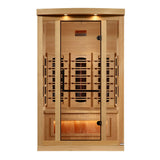 2 Person Full Spectrum Near Zero EMF Infrared Sauna for Home – Golden Designs GDI-8020-03