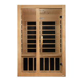 2 Person Low EMF FAR Infrared Sauna for Home – Dynamic Santiago