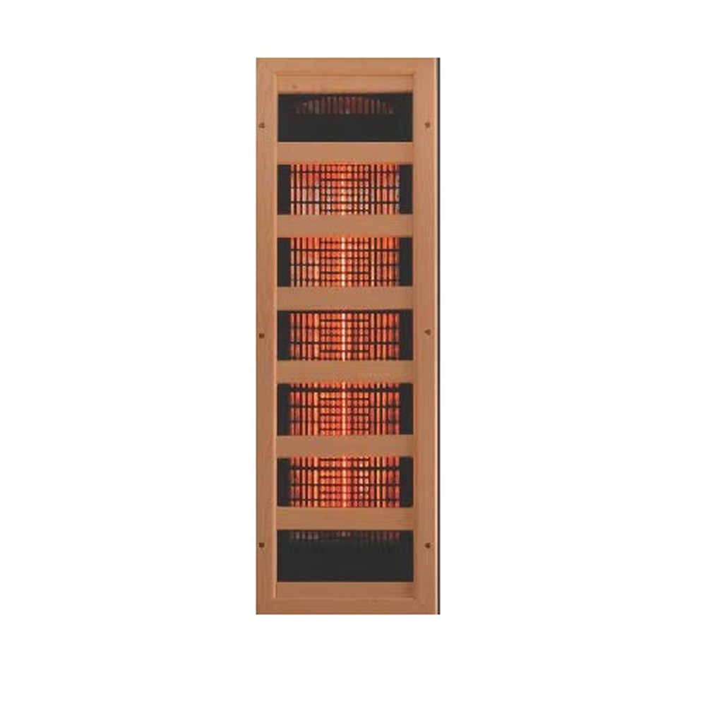 Maxxus MX-M356-01-FS CED 3 person corner red cedar full spectrum infrared sauna near infrared emitter