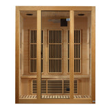 3 Person Low EMF FAR Infrared Sauna for Home – Maxxus Bellevue