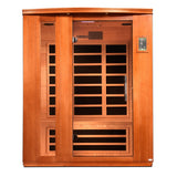 3 Person Ultra Low EMF FAR Infrared Sauna for Home – Dynamic Lugano Elite