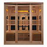 6 Person Full Spectrum Near Zero EMF Infrared Sauna for Home – Golden Designs GDI-8260-01