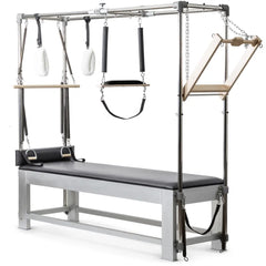 Elina Pilates Classic Aluminum Cadillac in black, angled view