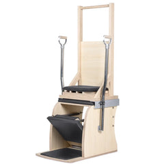 Black Elina Pilates Combination Wunda and Electric Chair shown fully assembled