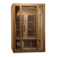 Maxxus Seattle 2 person Low EMF infrared sauna photographed against a plain background
