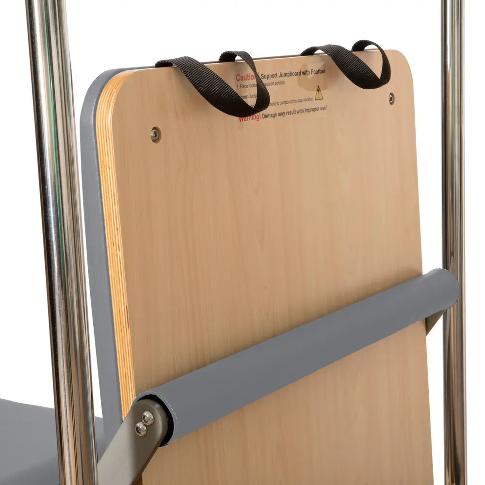 Grey Elina Pilates Cadillac Reformer push-through bar detail
