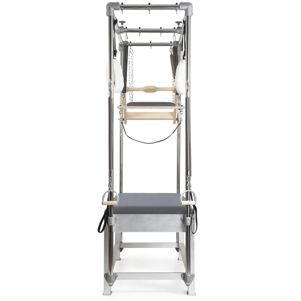 Elina Pilates Classic Aluminum Cadillac in grey, end view
