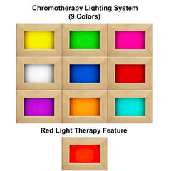 Dynamic Monaco Elite chromotherapy color lighting and red light setting