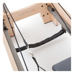 Rope and pulley system on the grey Elina Pilates Elite Reformer
