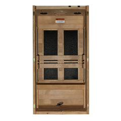Maxxus S-Line Yoga 1 person Low EMF infrared sauna photographed against a plain background