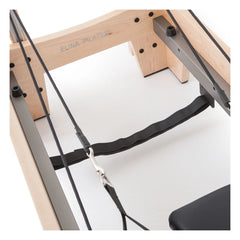 Rope and pulley system on the black Elina Pilates Elite Reformer