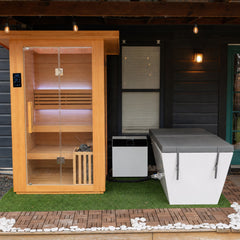 2 Person Traditional Sauna interior