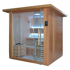 4 Person Traditional Sauna exterior