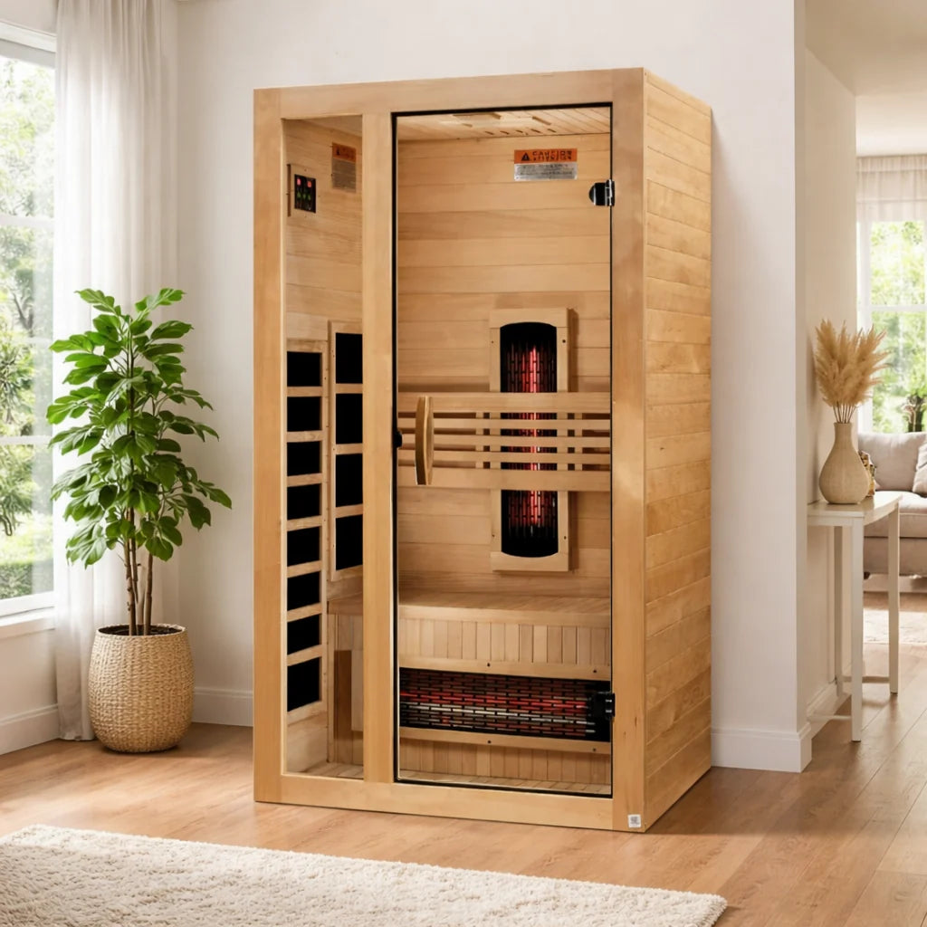 1 Person Full Spectrum Near Zero EMF FAR Infrared Sauna for Home – Dynamic Gracia