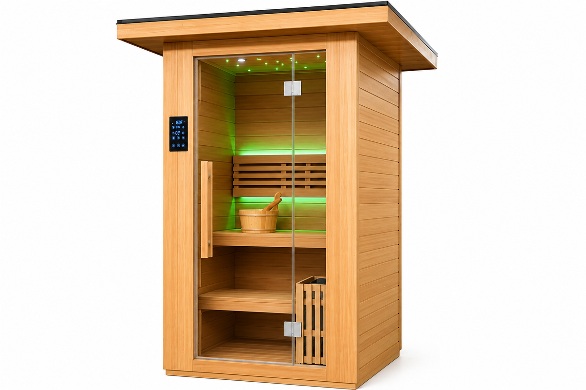 2 Person Traditional Sauna diagram