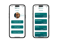 OMI Beyond mobile app for selecting programs