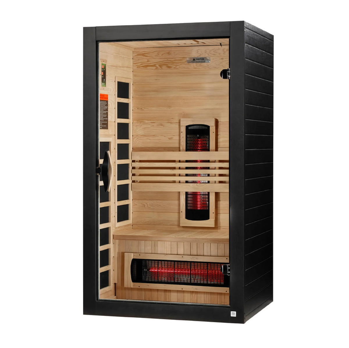 1 Person Full Spectrum Near Zero EMF FAR Infrared Sauna for Home – Dynamic Santorini