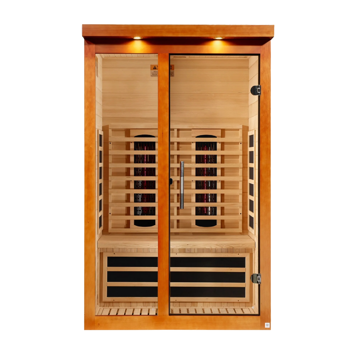 2 Person Full Spectrum Near Zero EMF FAR Infrared Sauna for Home – Dynamic Llumeneres