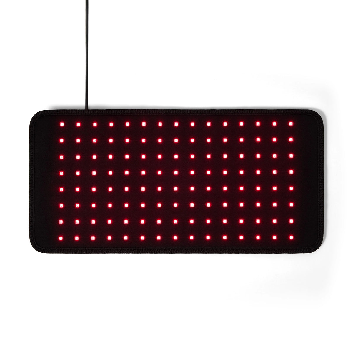 Nicebeam Red Light Therapy Band panel showing its grid of red LEDs