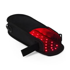 Nicebeam Red Light Therapy Slipper with red LEDs glowing inside