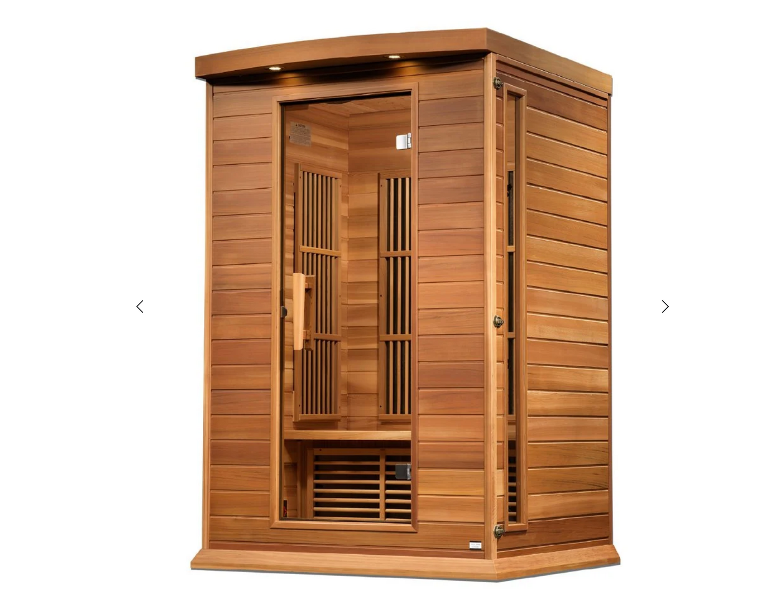 1 Person Low EMF FAR Infrared Sauna for Home – Dynamic Veneto Black Finish