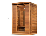 1 Person Low EMF FAR Infrared Sauna for Home – Dynamic Veneto Black Finish