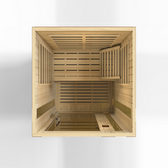 Dynamic Canadian Hemlock Sauna Backrest inside compatible Dynamic infrared sauna