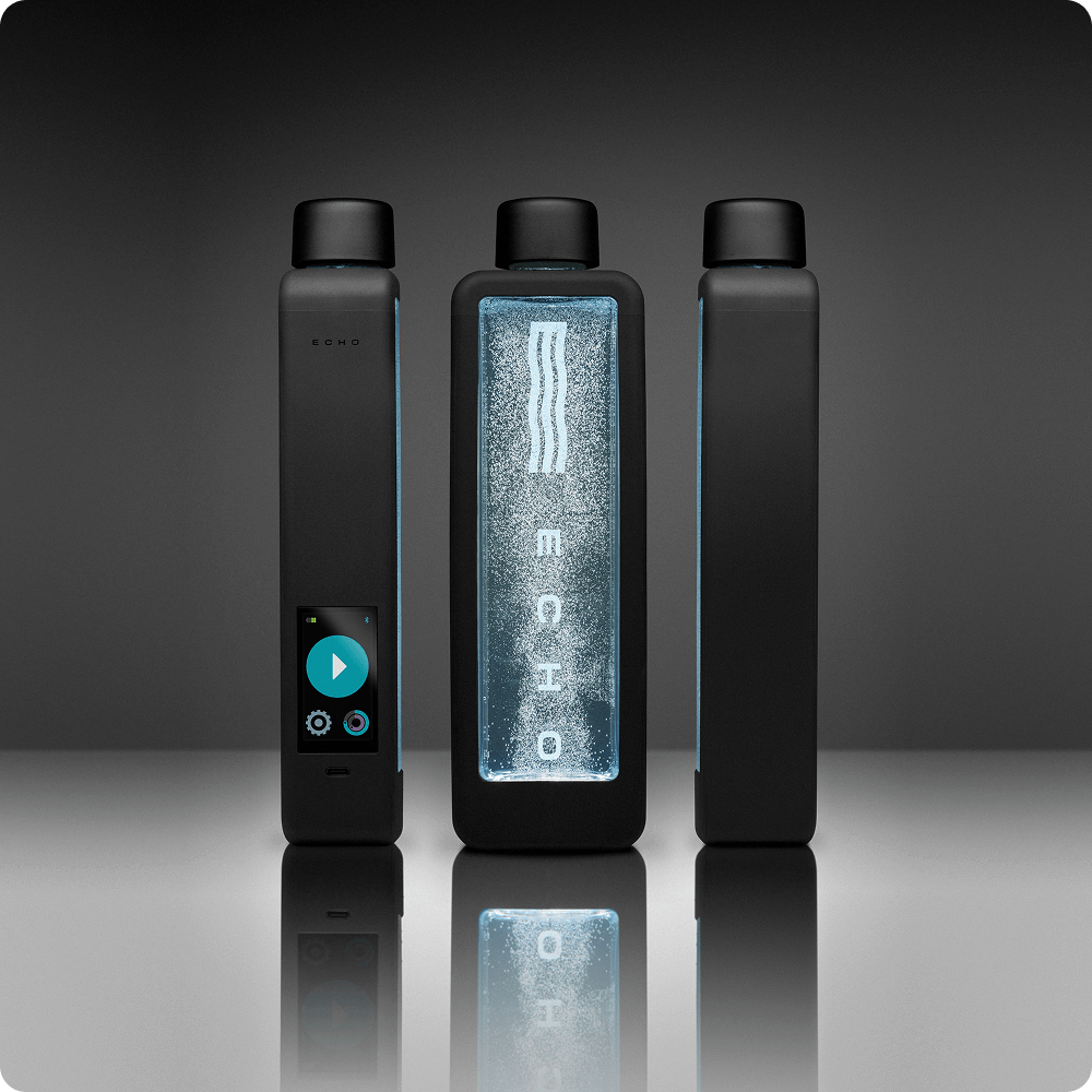 Echo Flask hydrogen water bottle with touchscreen