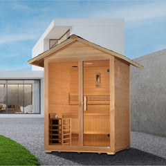 Golden Designs Arlberg 3 Person Outdoor Traditional Sauna main view