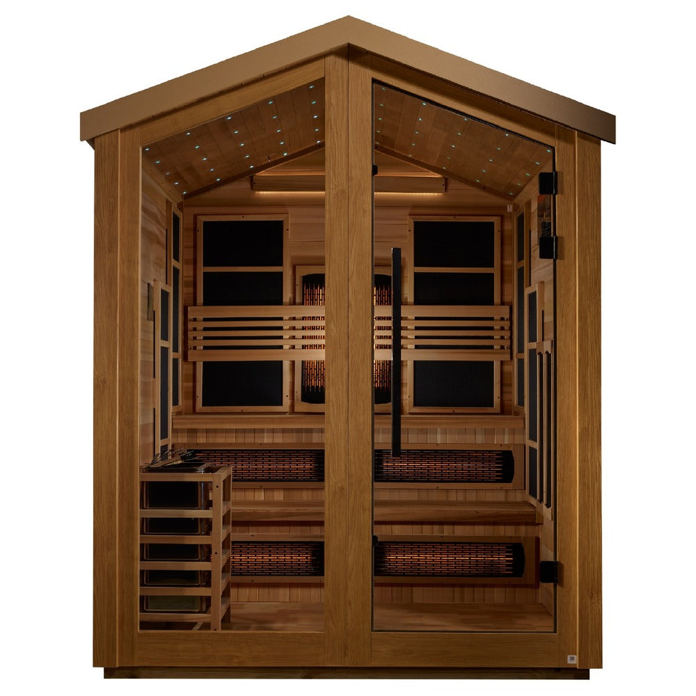 Golden Designs Kaskinen outdoor barn hybrid sauna