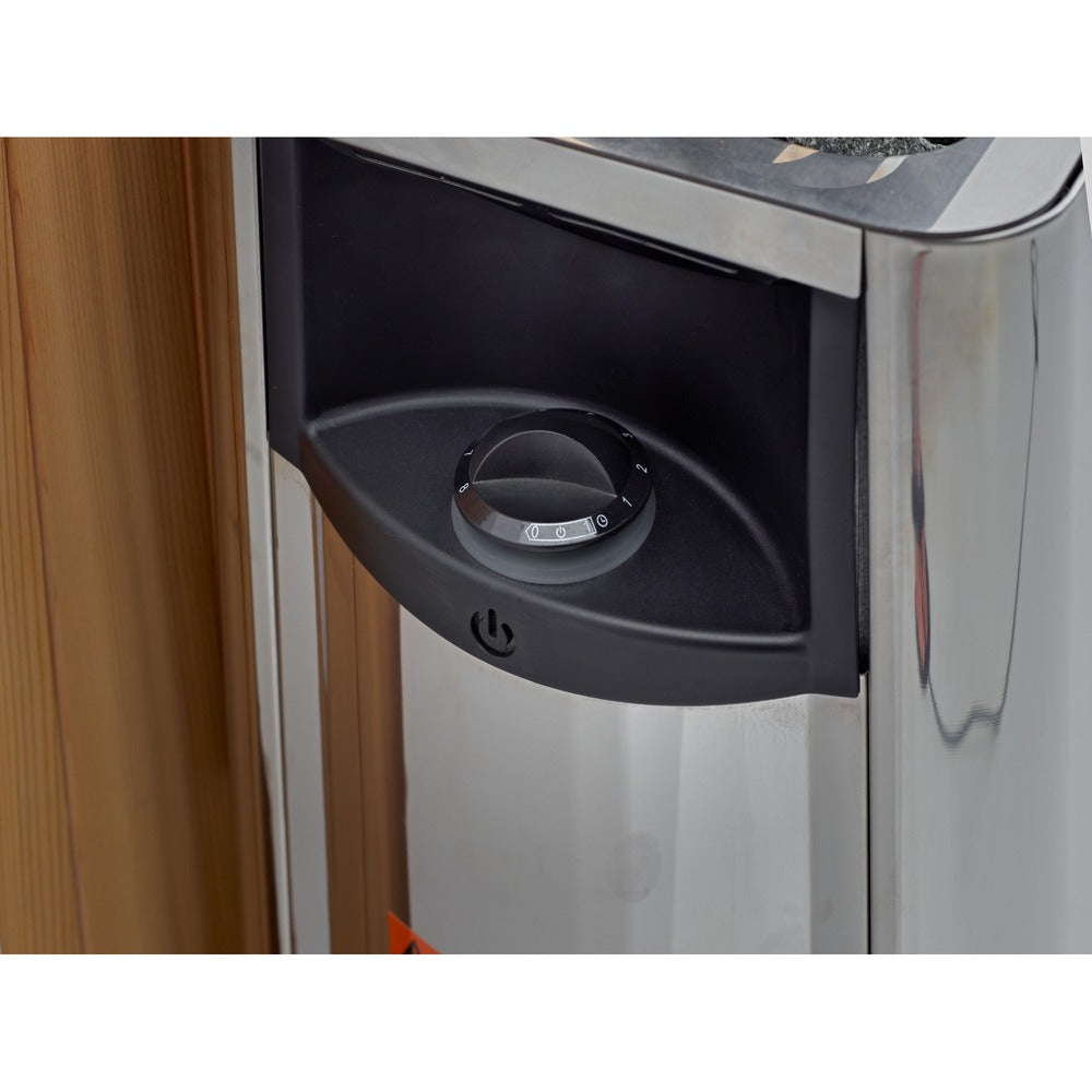 Harvia Wall stove traditional sauna detail