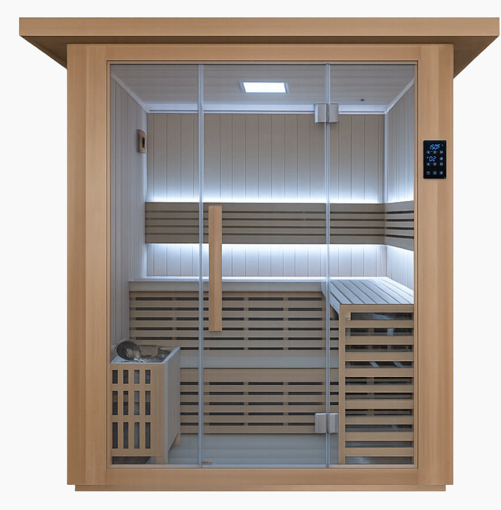 4 Person Traditional Sauna by Revive