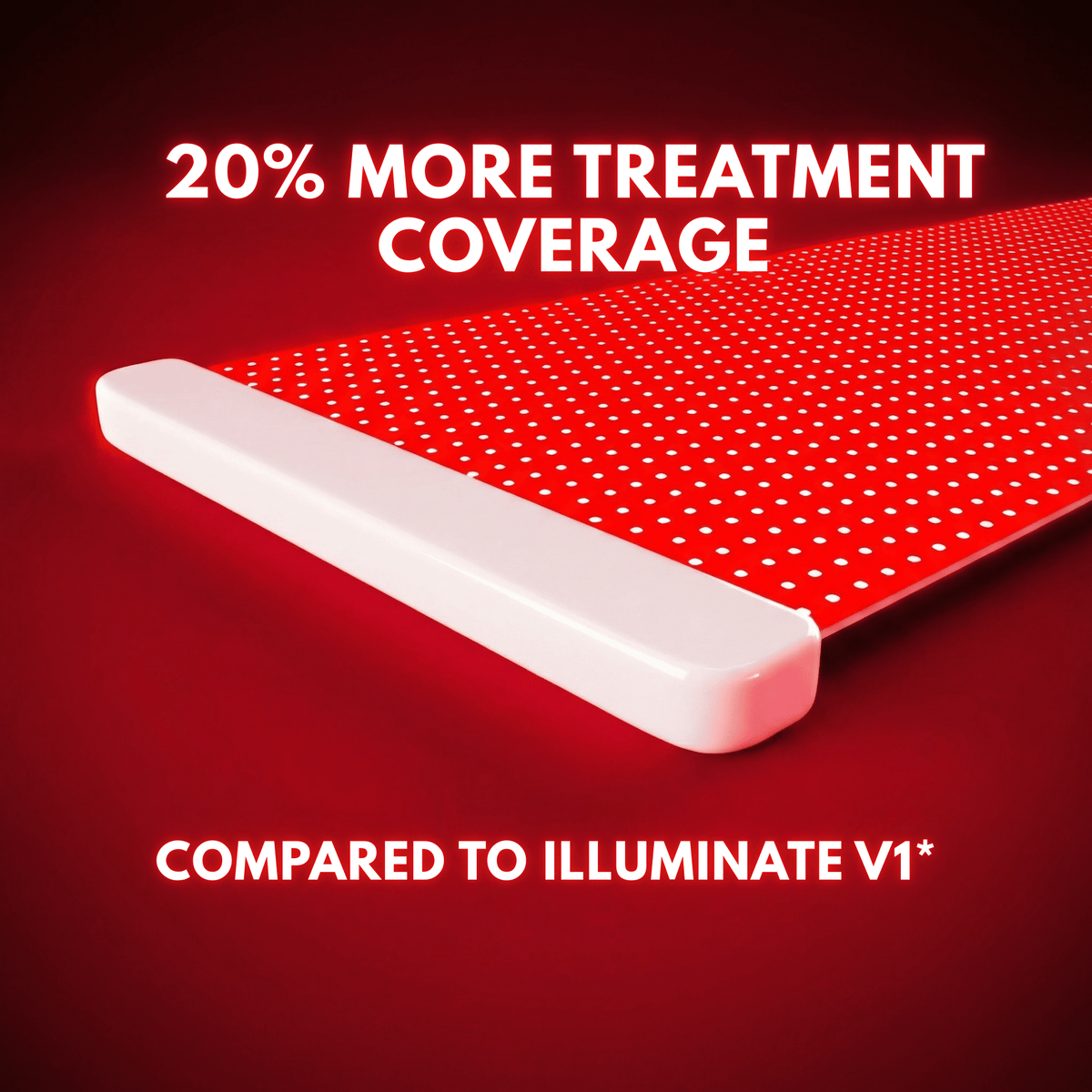Illuminate Red V2 panel with 20 percent more treatment coverage than V1