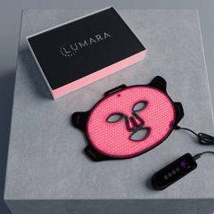 Lumara VISO mask with power controller and product box
