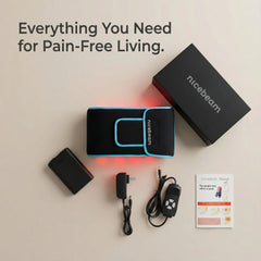 Nicebeam Therapy Belt kit with controller, adaptors, connecting wire and user manual