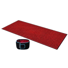 Nicebeam full body red light therapy mat and red light therapy belt bundle