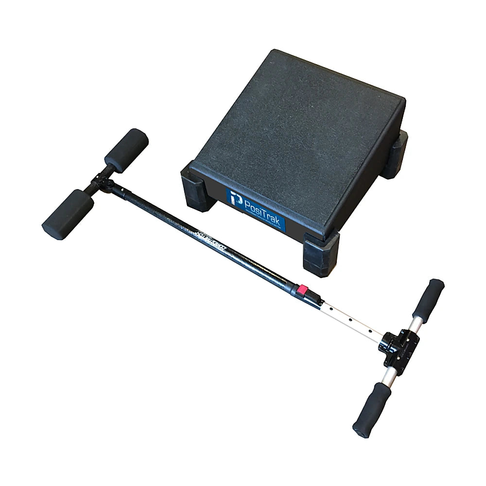 Angled view of the PreCon3 vibration platform and control system