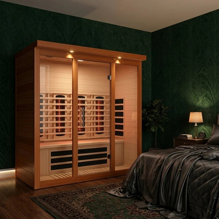 4 Person Full Spectrum Near Zero EMF FAR Infrared Sauna for Home – Dynamic Vila Grande