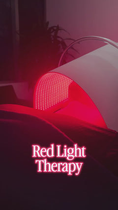 Lumara Illuminate Red V2 - red light therapy panel in use