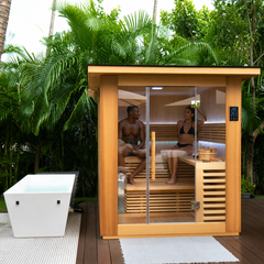 4 Person Traditional Sauna diagram