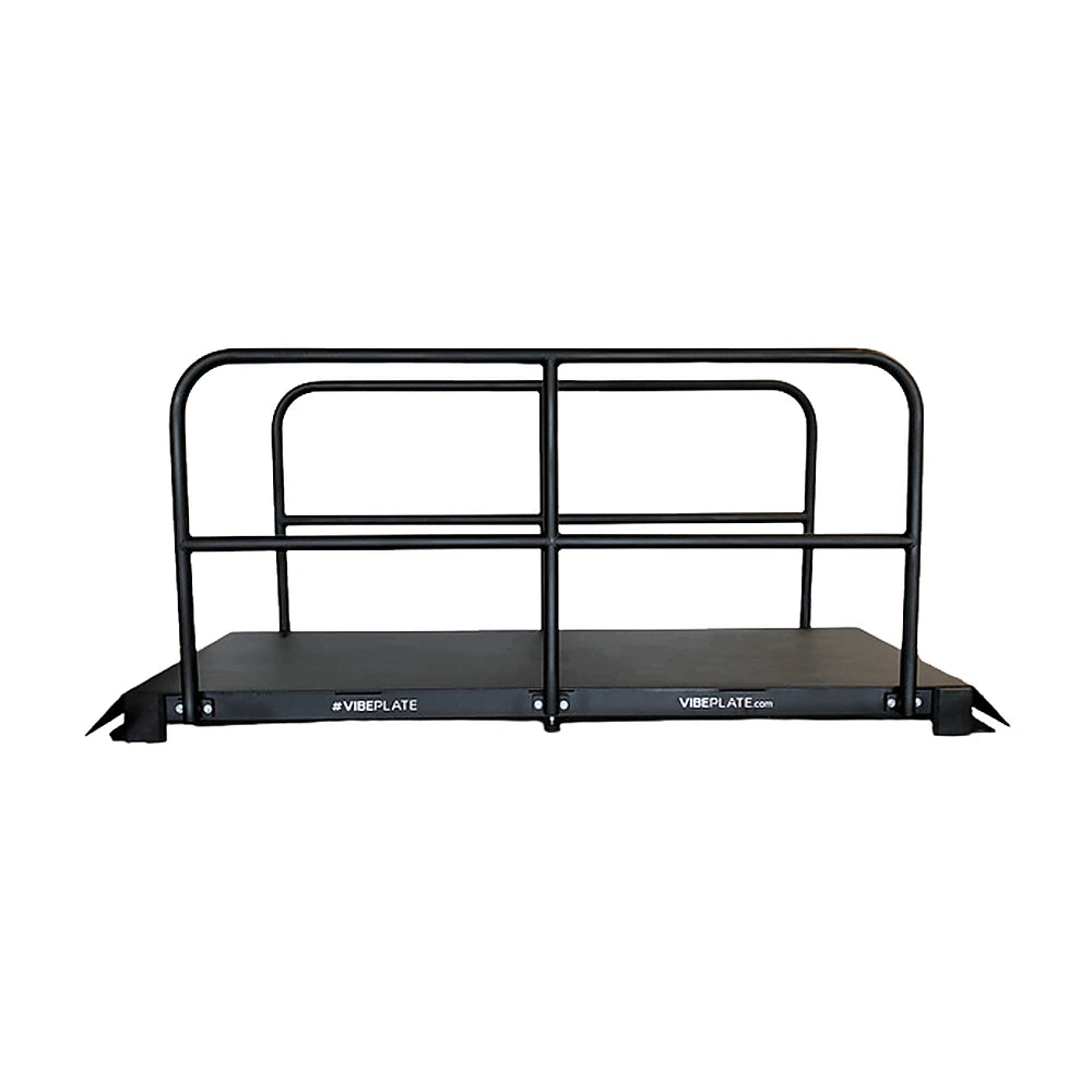 Front view of the VibePlate Parallel Bar Platform