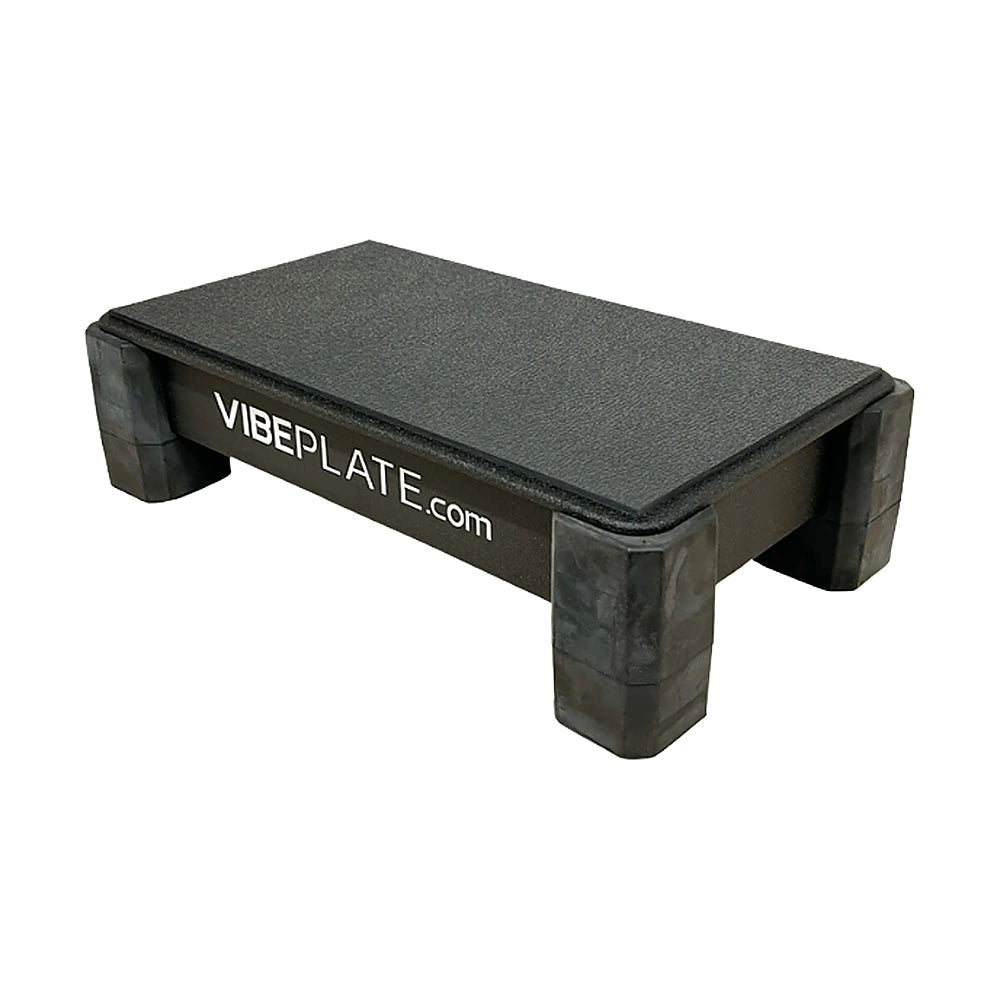 VibePlate Rev compact whole body vibration platform in angled view